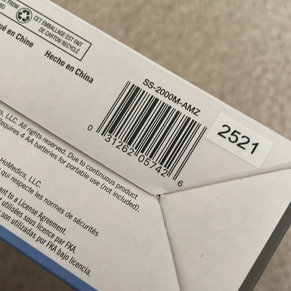 Homedics Spa White Noise Sound Machine Relaxing Nature Sound Sleep Therapy White - Picture 5 of 6